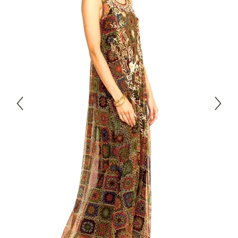 Johnny Was Bitola Mesh Dress. New with tags. - Picture 4 of 12